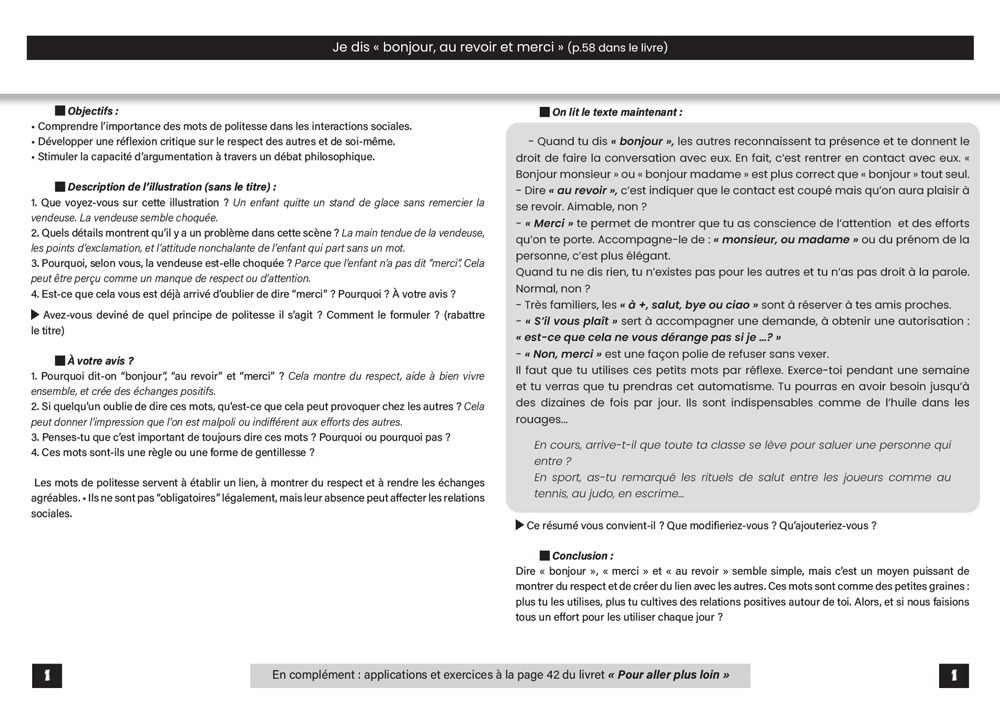 L'indispensable de la politesse - L'outil – Image 2